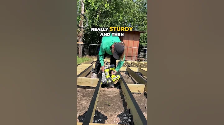 Ultra Fast & Easy Deck Build using TuffBlocks #diy #landscapedesign