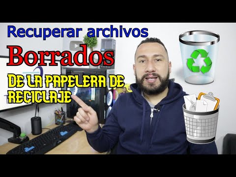 Video: Cómo Encontrar Archivos Borrados De La Papelera De Reciclaje