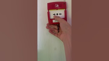 Apollo XP95 KAC call point test #test #firealarm #callpoint #eltek #honeywell #fire #mcp #fyp