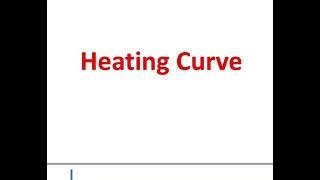 Heating curve