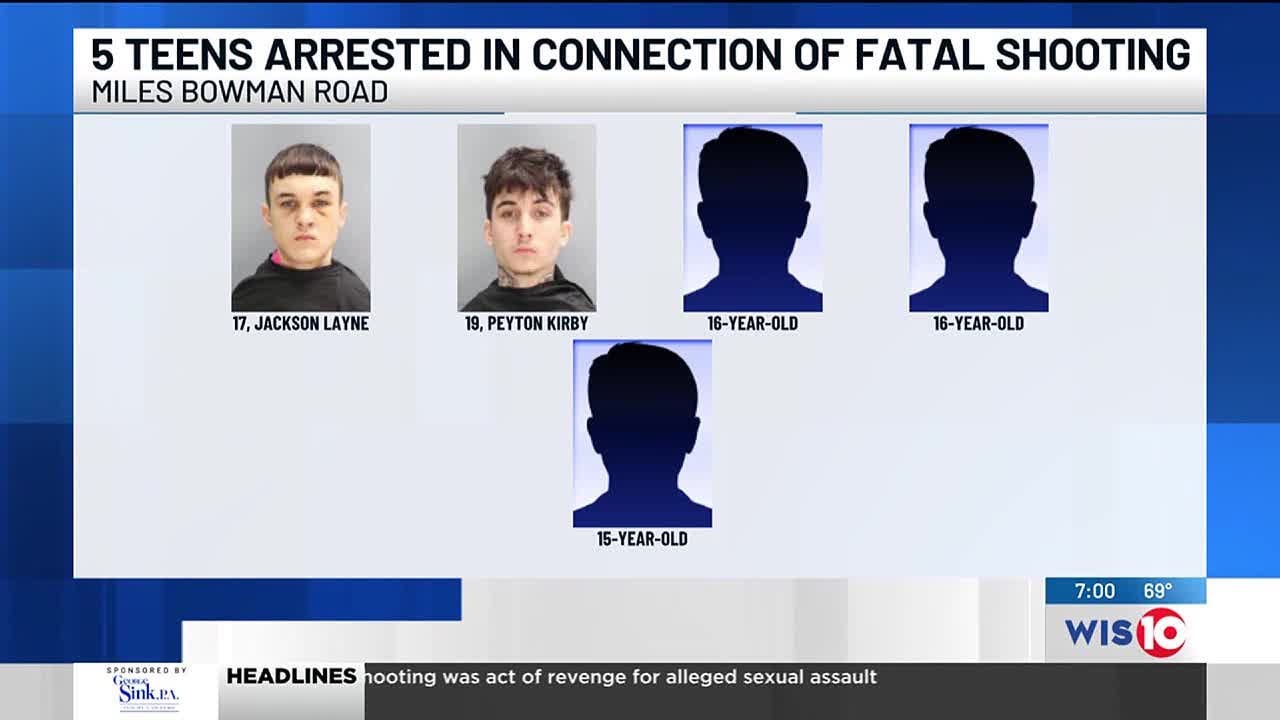 5 teens arrested in connection with deadly Richland County shooting ...