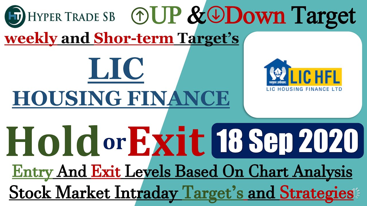 Lic Housing Finance Share Target 18 Sept Lic Intraday Tips Lic Latest News Lic Intraday Targets Youtube
