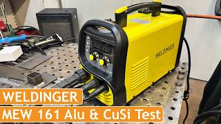 WELDINGER MEW 161 SYN eco – Aluminium schweißen &amp; CuSi löten (Teil 2 Praxis)