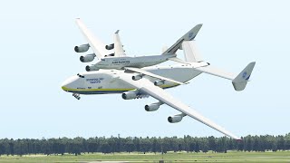 World's Biggest Antonov An- 700 Successful Transport B747 To Airport | X-plane 11