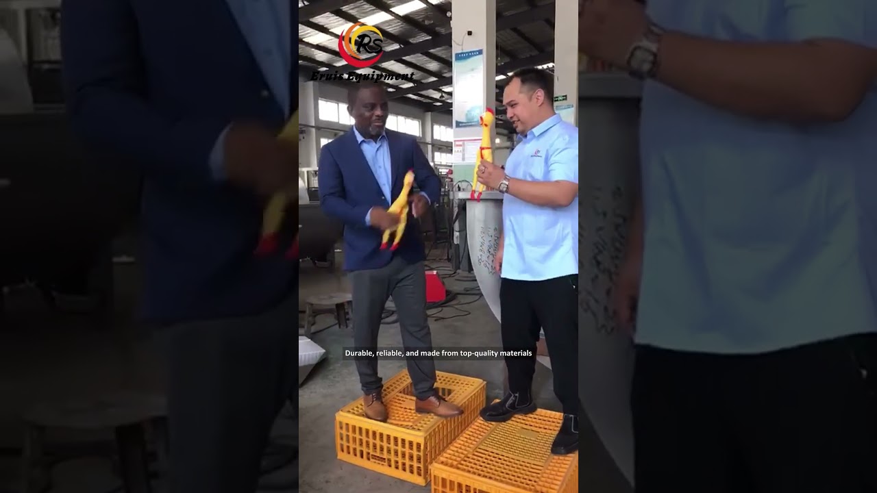 Eruis Heavy-Duty Poultry Crate | 100kg Capacity, Durable & Reliable for Slaughterhouses