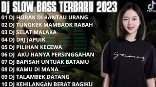 TIKTOK FULL BASS 🎵 DJ HORAK DI RANTAU URANG | FULL ALBUMDJ SLOW BASS TERBARU 2023 | DJ VIRAL
