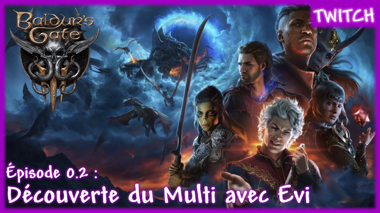[Ep0.2] Découverte du mode Multi (j'ai pas kiffer) - Baldur's gate 3 Playthrough -  FR HD