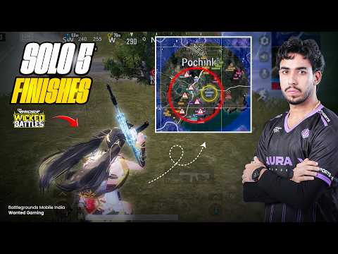 [BGMS Qualifiers] Solo 5 Finishes 🔥| Splits & Zone Control | iPhone 16 Pro