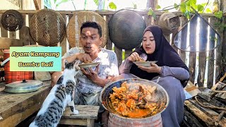 INI BARU ENAK....!!! MASAK AYAM KAMPUNG BUMBU BALI BERSAMA SUAMI @LikRockstarReborn 