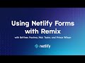 Using Netlify Forms with Remix