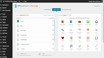 WP Touch: Configuring Menus