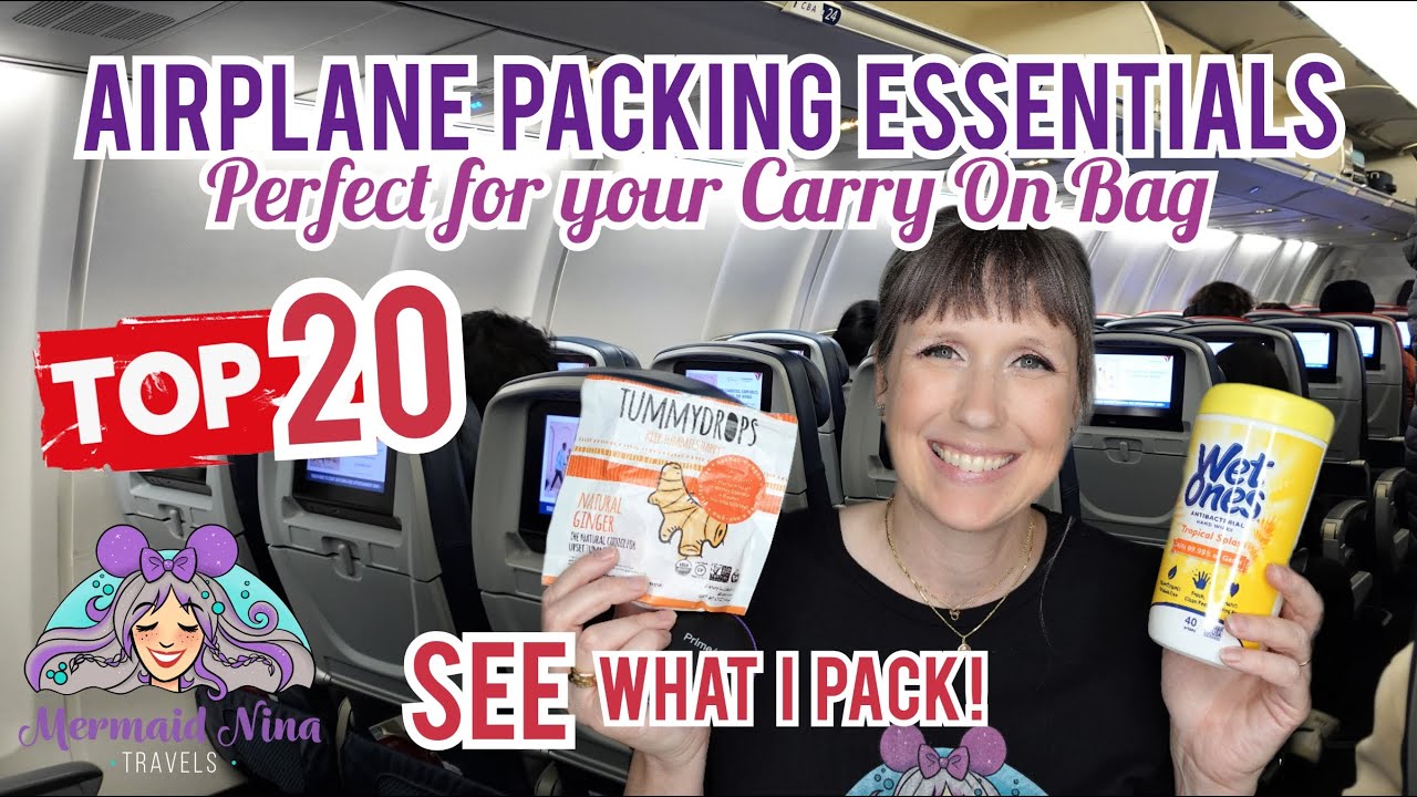 Travel Bag Essentials TOP 20 Packing Tips for Airplane YouTube