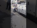 The delivery truck is not smart. It can't even detect that the tire is missing and just keeps