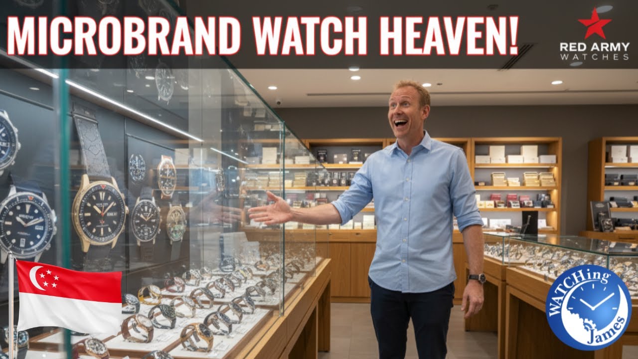 Знакомство с одним из лучших часовых магазинов Сингапура — Inside Red Army Watches