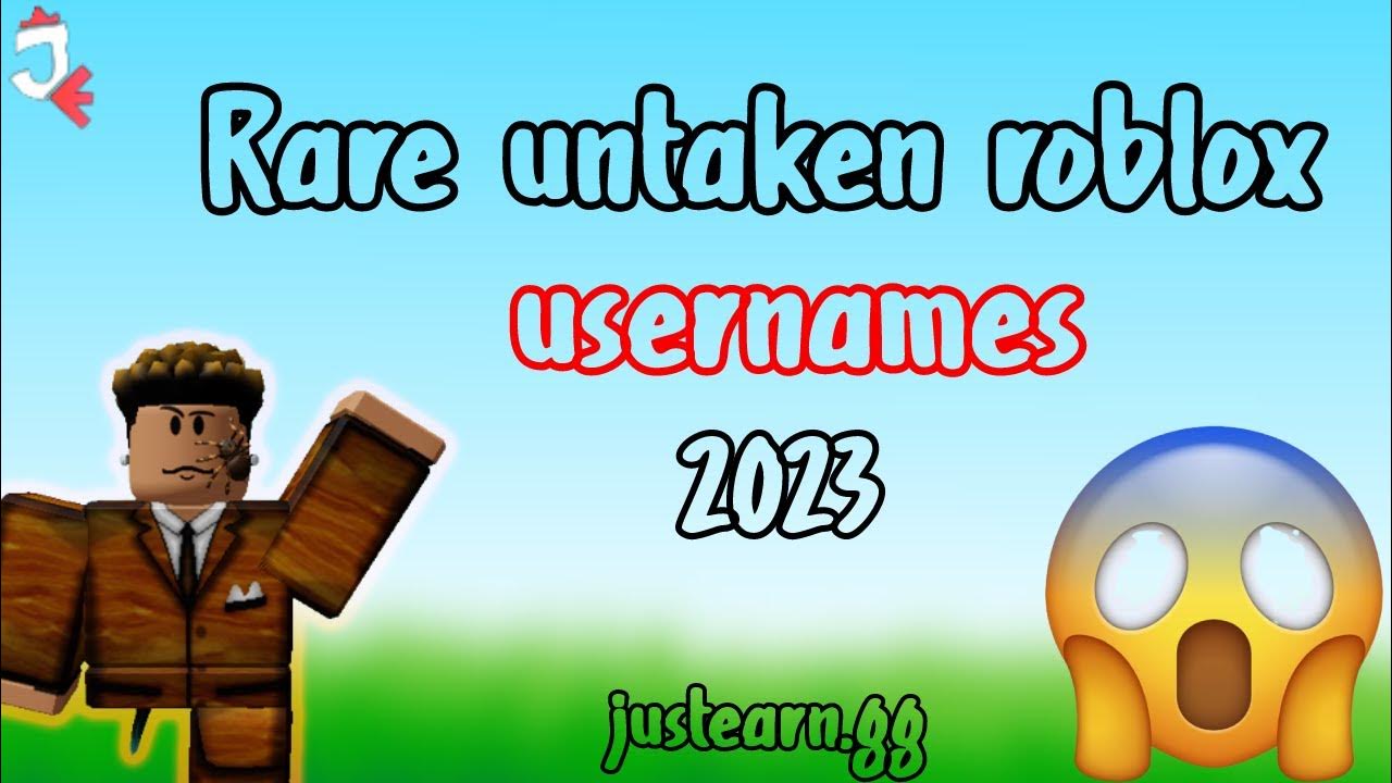 Rare Roblox Untaken Usernames 2023! - YouTube