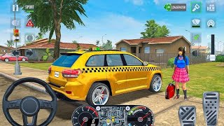 Taxi Cab Driving Simulator 3D BMW X7 Super luxury Taxi sim traffic driving - car android gameplay screenshot 3