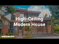 High-Ceiling Modern House and Lot in Quezon City | Vlog # 51