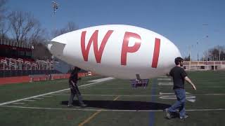 [WPI Blimp MQP] 1st Autonomous Test: Turning