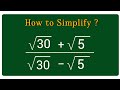 Oxford | Nice Square Root Simplification Question | Can you solve ?