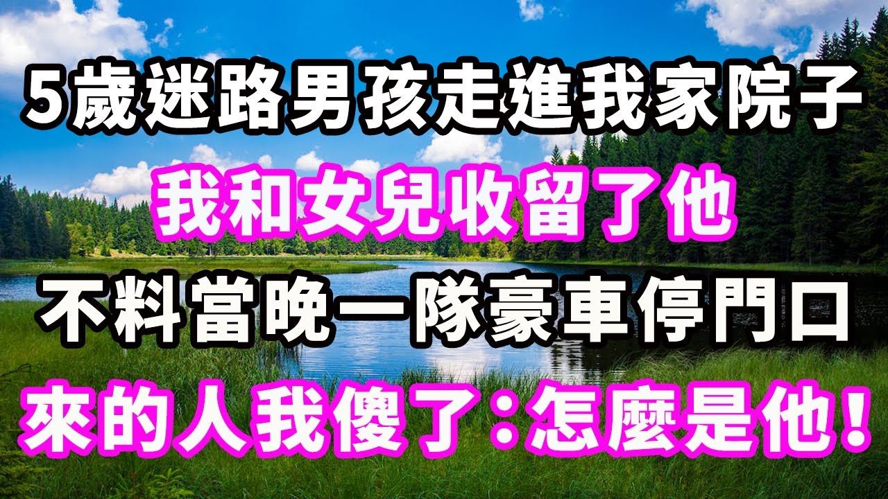 5歲迷路男孩走進我家院子，我和女兒收留了他，不料當晚一隊豪車停門口，來的人我傻了：怎麼是他！#爽文#大女主#現實情感#家庭