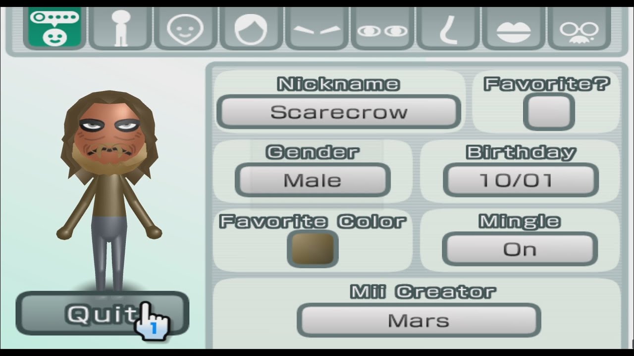 mii Nin☆Murak/Kentan | Mii Archives Wiki | Fandom