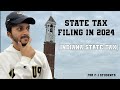 Indiana state tax filing for free in 2024  f1 students  international students  purdue