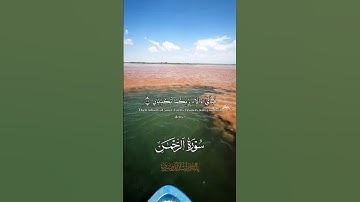 تلاوت القرآن الكريم قاري الشيخ ياسر الدوسري | سورة الرحمن آية ١٩-٢٨ #القرآن_الكريم