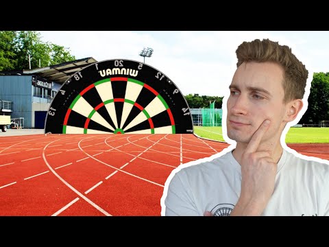 Experiment: Wie viele Meter laufe ich in 1 Stunde DARTS TRAINING? | myDartpfeilTV