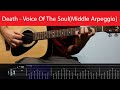 Death  voice of the soulmiddle arpeggio with tabsd standard