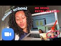 FIRST DAY OF SCHOOL GRWM + VLOG *senior year online*