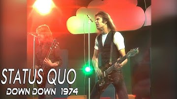 Status Quo - Down Down  (AI Remastered & Upscaled & HQ Sound ) 1974 HD
