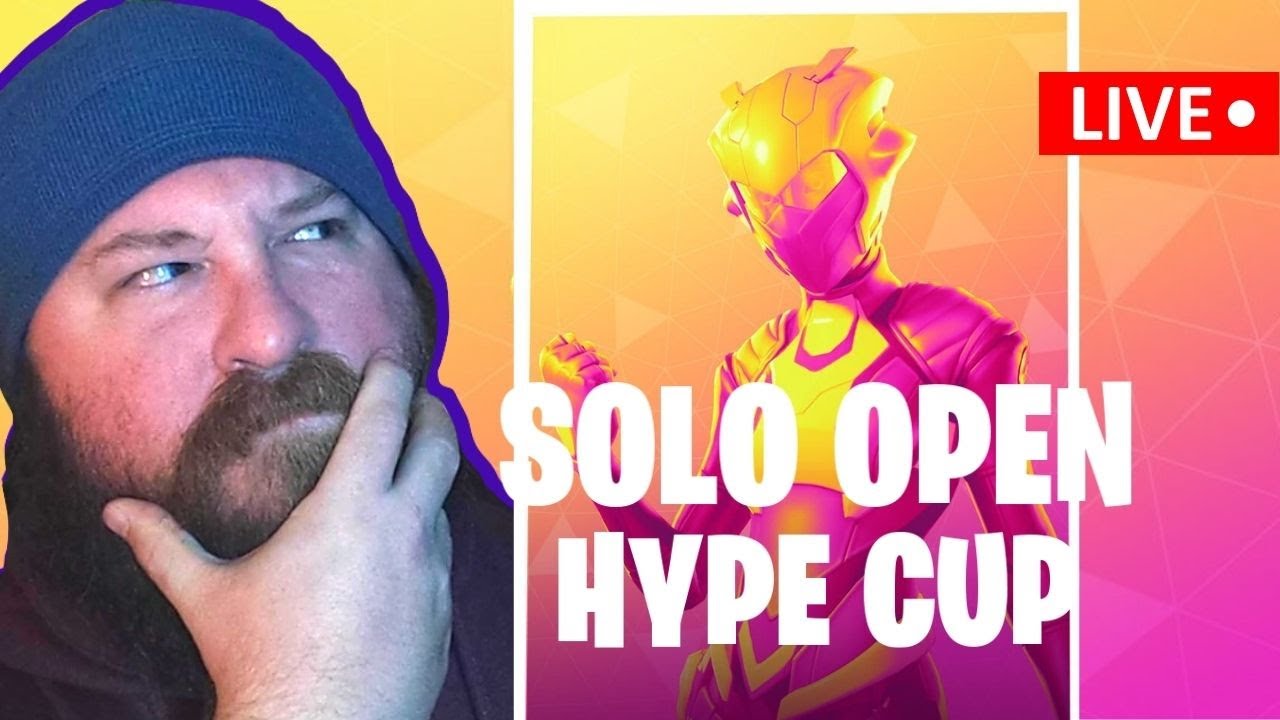 🔴 ATTEMPTING FORTNITE SOLO OPEN HYPE CUP YouTube