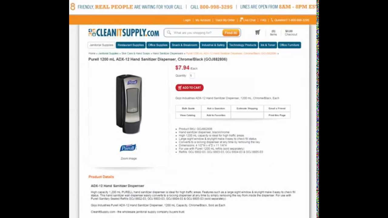 Hand Sanitizer Dispenser | Automatic Dispensers & Dispenser Stands
