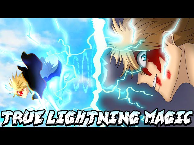 Are Black Clover characters lightning speed? I ask this because the most  recent episode shows True Lightning Magic which is stated to be as fast as  real lightning. - Quora