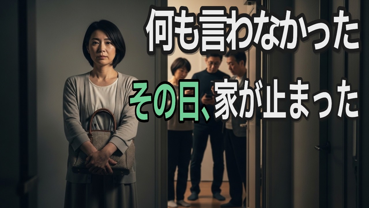 五回目の家族旅行の日 私は何も言わず家を出た