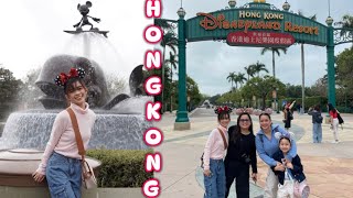 HongKong Disneyland ( The pamangkin with her 3 Titas)