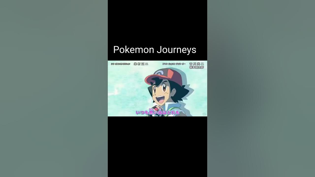 Pokemon Journeys Japanese Theme Song #shorts
