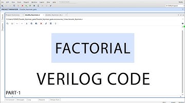 FACTORIAL VERILOG CODE(in English)
