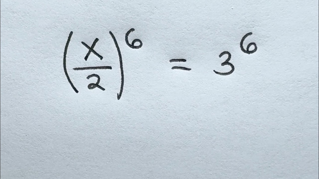 Solve for x in this nice exponential equation | Math Olympiad Mathematics
