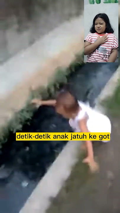 detik-detik anak jatuh ke got#shorts #shortsvideo #shortsfeed