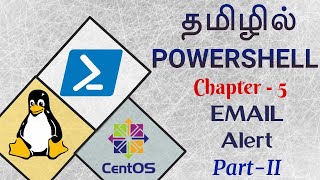 Powershell in Tamil - Chapter 5 -  email alert script -Devops: powershell training in chennai