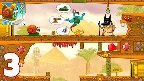 Snail Bob 1: Arcade Adventure in the Puzzle World-Walkthrough Gameplay Prince AKG Gameplay