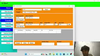 Demo Program: Sistem Informasi Barang Masuk Minimarket Guntur - Tugas Akhir Client Server