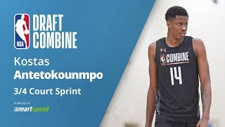 Kostas Antetokounmpo | 3/4 Court Sprint | 2018 NBA Draft Combine
