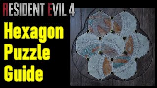 Resident Evil 4 remake hexagon pieces locations, puzzle solution, full guide screenshot 5