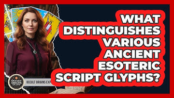 What Distinguishes Various Ancient Esoteric Script Glyphs?