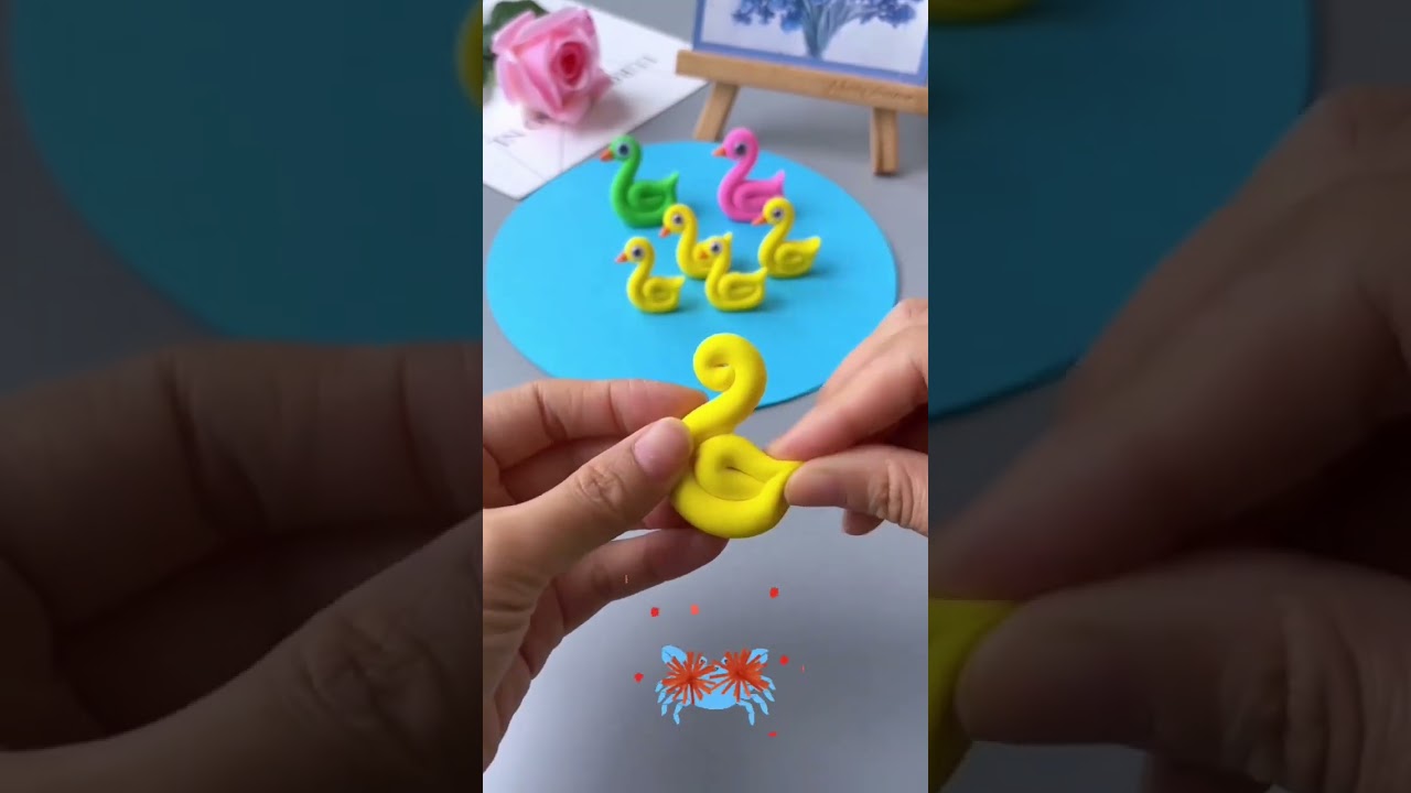 beautiful clay duck😍
