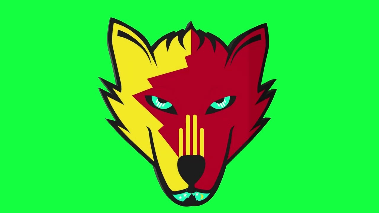 New Mexico Ice Wolves NAHL Green Screen Logo Loop Chroma Animation