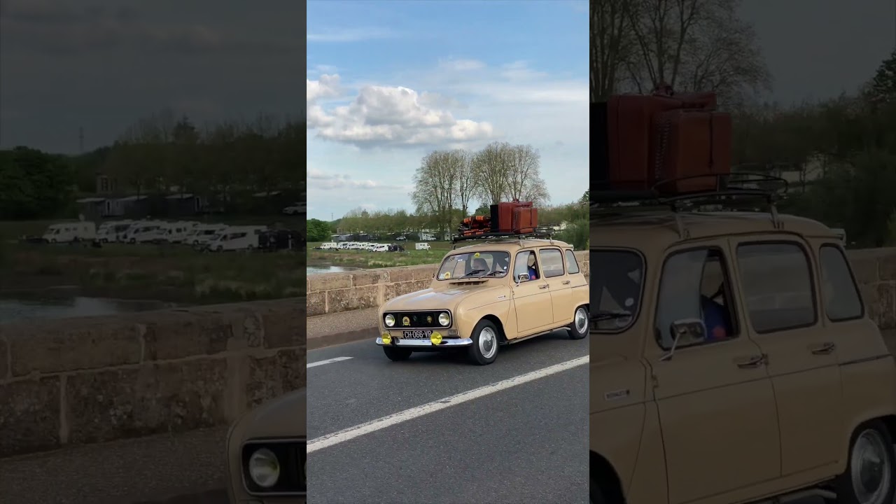 Voitures anciennes à Nevers : balade nostalgique entre centre historique, Loire