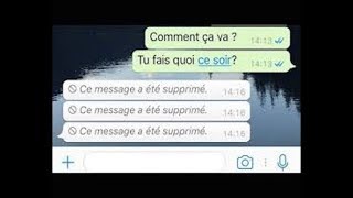 KOMAN POU LI MESAJ KI EFASE SOU WHATSAPP DEJA || TUTORIEL  2019 ||